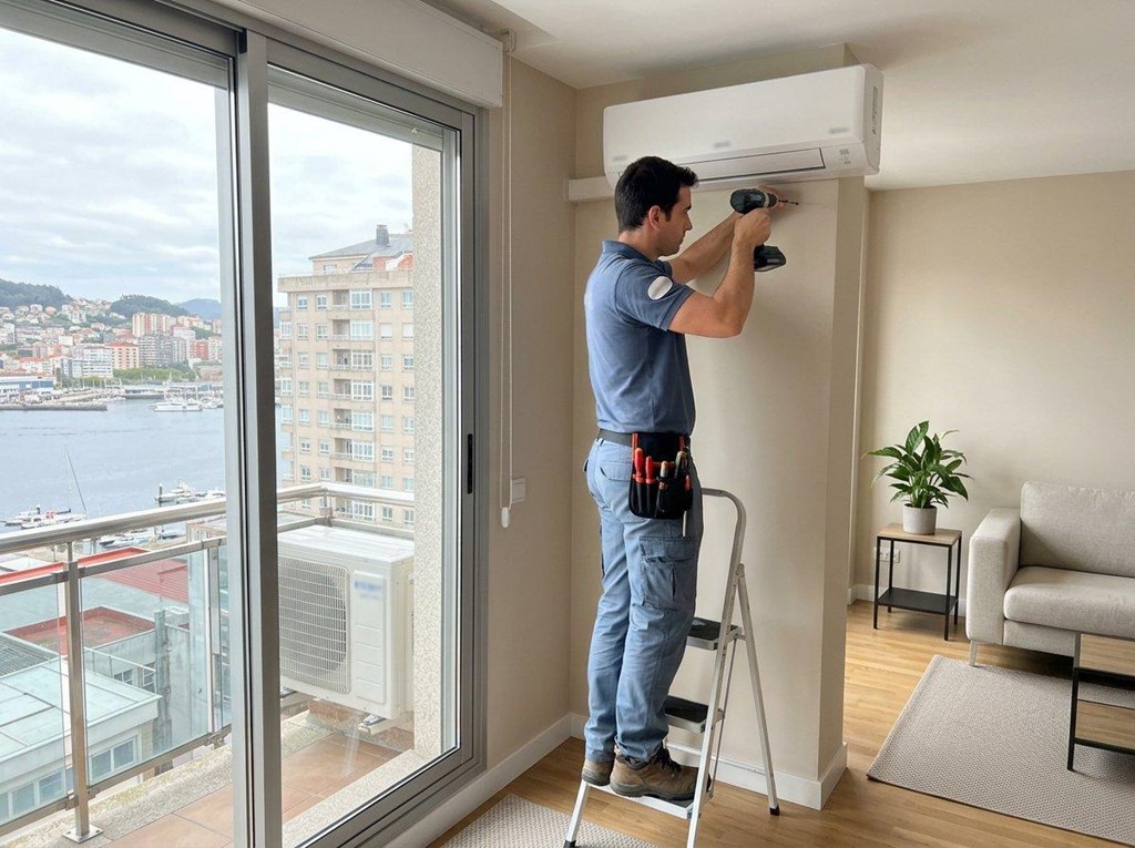 Foto 1 Instalación de aire acondicionado doméstico en Vigo