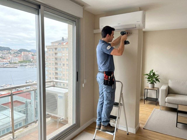 Instalación de aire acondicionado doméstico en Vigo