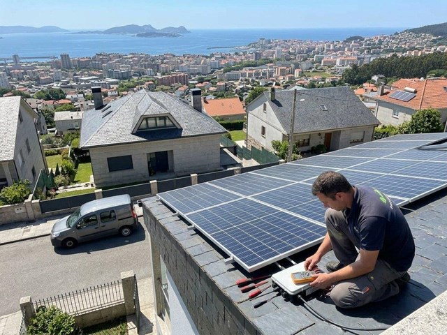 Instalación de paneles solares fotovoltaicos en Vigo