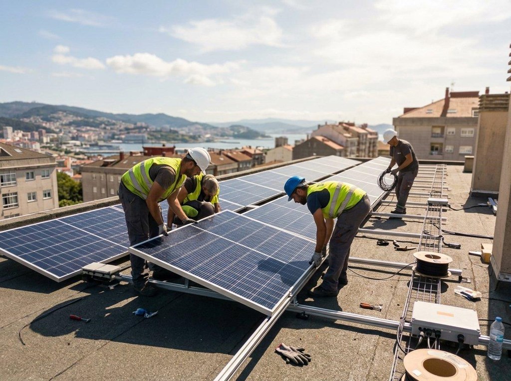 Foto 1 Instalaciones fotovoltaicas para comunidades de vecinos en Vigo