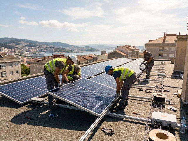 Instalaciones fotovoltaicas para comunidades de vecinos en Vigo